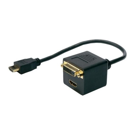 CAVO SDOPPIATORE DA HDMI A DVI-D/HDMI