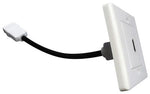 Placca 503 da Muro con Cavo HDMI