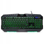 Tastiera Gaming multimediale 10 tasti con 7 retroilluminazioni LED CMKG-402
