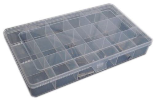 Scatola portaoggetti in plastica 18 scomparti