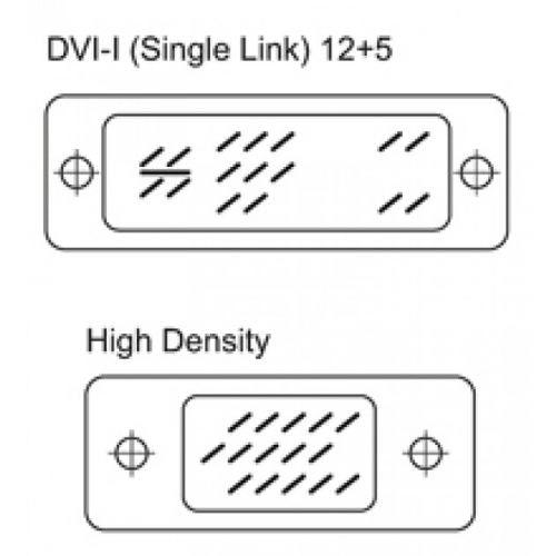 Cavo Monitor DVI-A a VGA M/M 5,0 mt