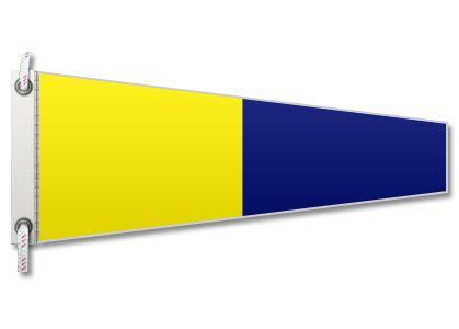 Pennello Segnalazione Nautica "5" Lungo 50x190 cm