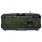Tastiera Gaming multimediale 10 tasti con 7 retroilluminazioni LED CMKG-402