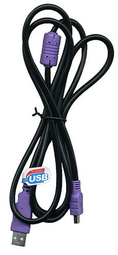 Cavo 2.0 USB tipo A /mini USB tipo B – 1.5 metri con nucleo di ferrite