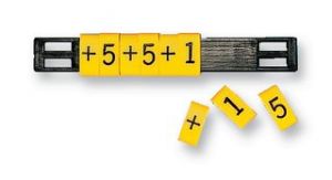 Supporto/contenitore per segnacavo 130mm conf.100 pezzi