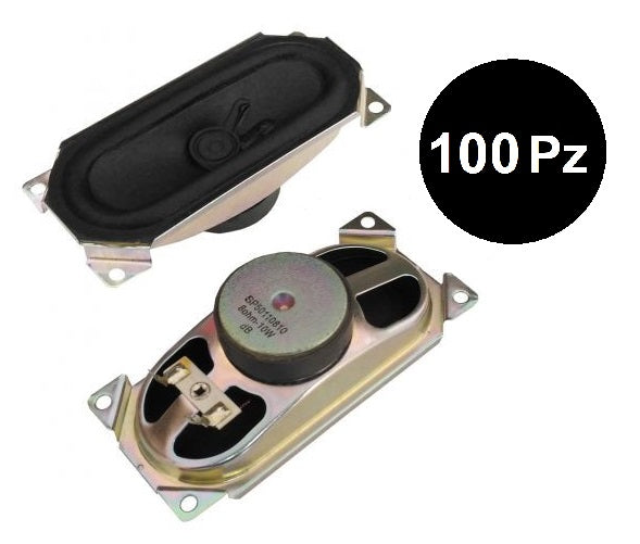 100 Pezzi - Altoparlante 8 ohm 10W