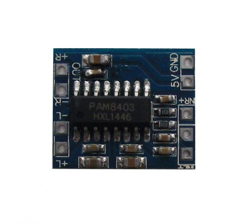 Mini Amplificatore audio 3W+3W - 2.5-5V