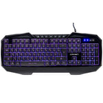 Tastiera Gaming multimediale con 7 retroilluminazioni LED