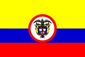 Bandiera Nazionale e della Marina Colombia 200x300 cm