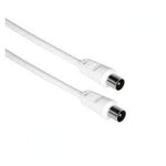 Cavo Coassiale 90 dB Maschio - Maschio 0.60 m Bianco AA330