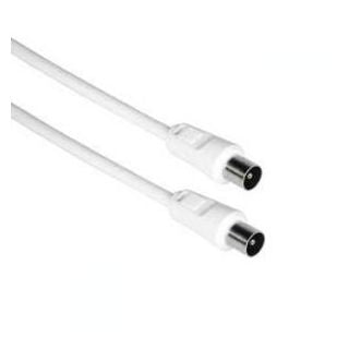 Cavo Coassiale 90 dB Maschio - Maschio 0.60 m Bianco AA330