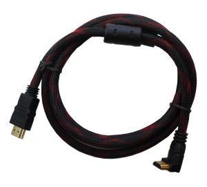 Cavo HDMI High Speed 19 pin M/M 90° 1.5 m