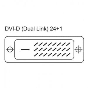 Cavo Monitor DVI digitale  M/M dual link 10 mt (DVI-D) con ferrite
