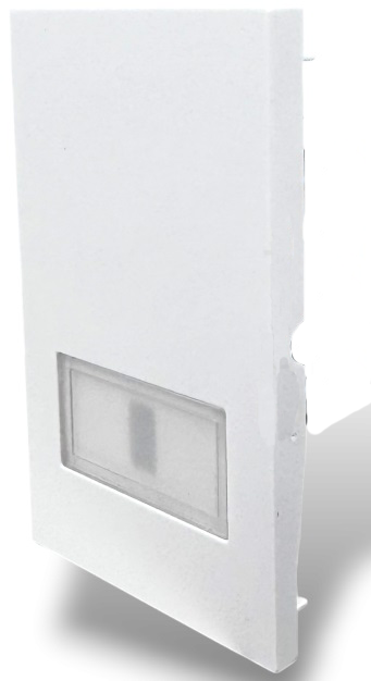 Cover campanello 2 moduli bianco linea ZEN N20005B 0793541346040 S105