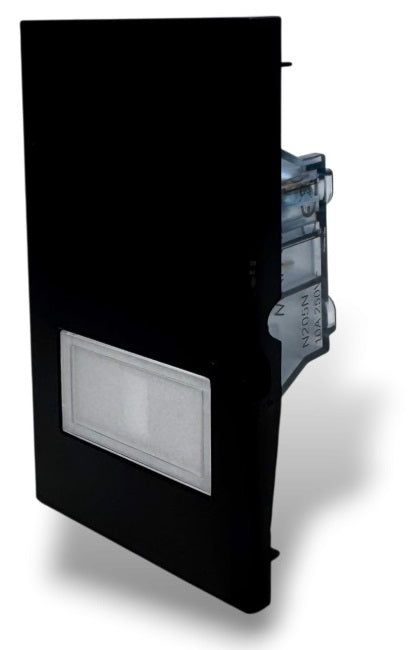 Cover campanello 2 moduli nero linea ZEN N20005N 0793541346224 S130
