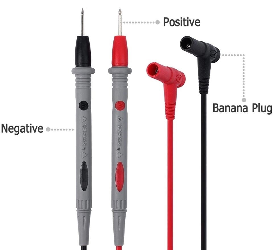 Puntali professionali per tester 1000V 20A 01105