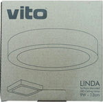 Pannello LED da parete 9W luce calda 3000k 810lm Vito 8697451408350 2022920 01265