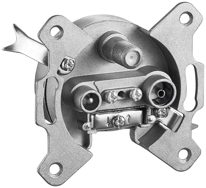 Presa a 3 fori per antenna passante con passaggio DC