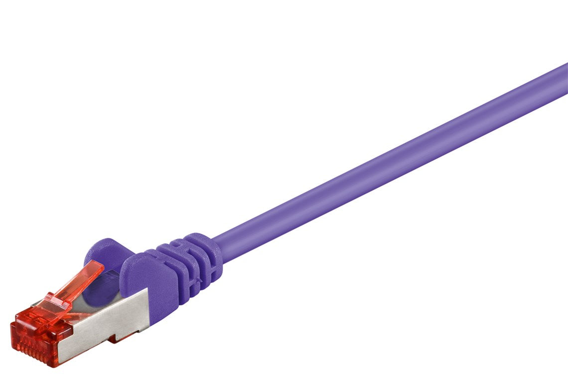 CAT 6 cavo patch S/FTP PiMF viola 015 m