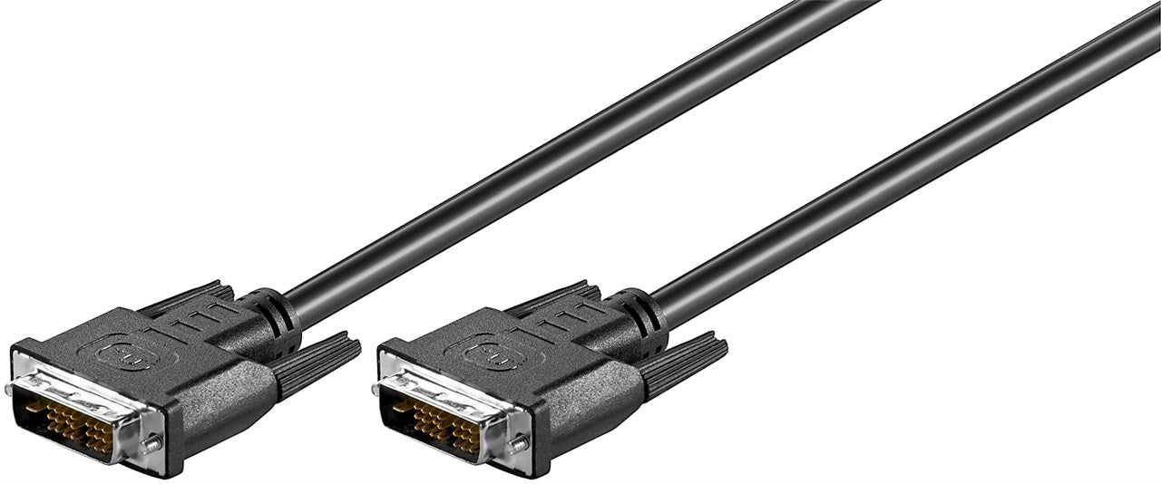 Cavo DVI-D Full HD a collegamento singolo placcato nickel