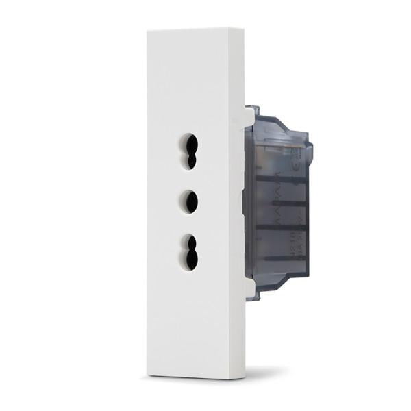 Presa bipasso 10–16A bianca linea ZEN MAPN218B 0793541341335 07504