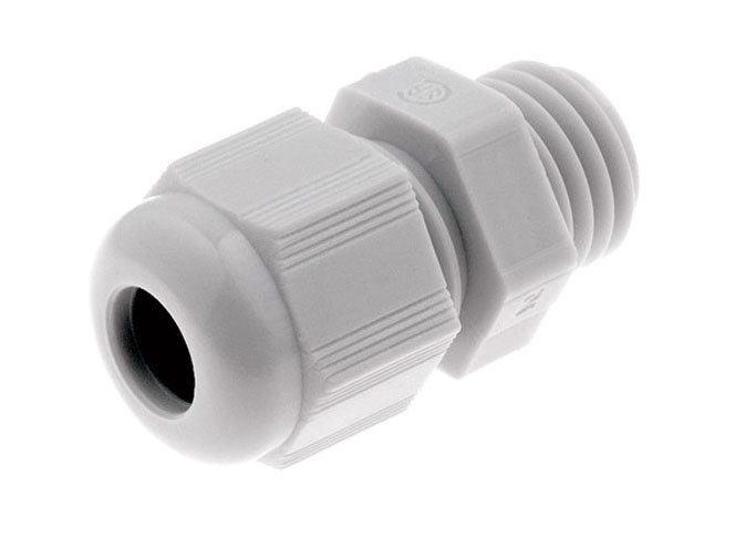 Boccola passacavo in Nylon - M18 - colore bianco