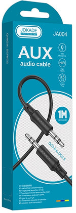 Cavo audio stereo jack audio 3.5mm 1m nero JA004 F2590