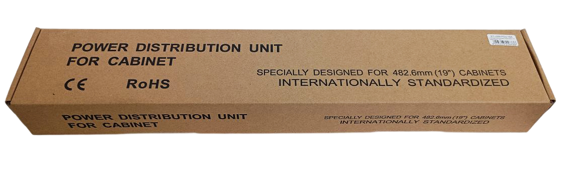 Multipresa 8 posti spina europea per armadio rack 19" con interruttore luminoso EL-LDM-PDU-16A 8053323556336