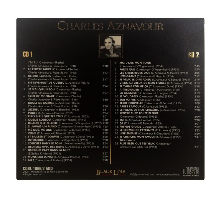 Cofanetto 2 CD - Charles Aznavour
