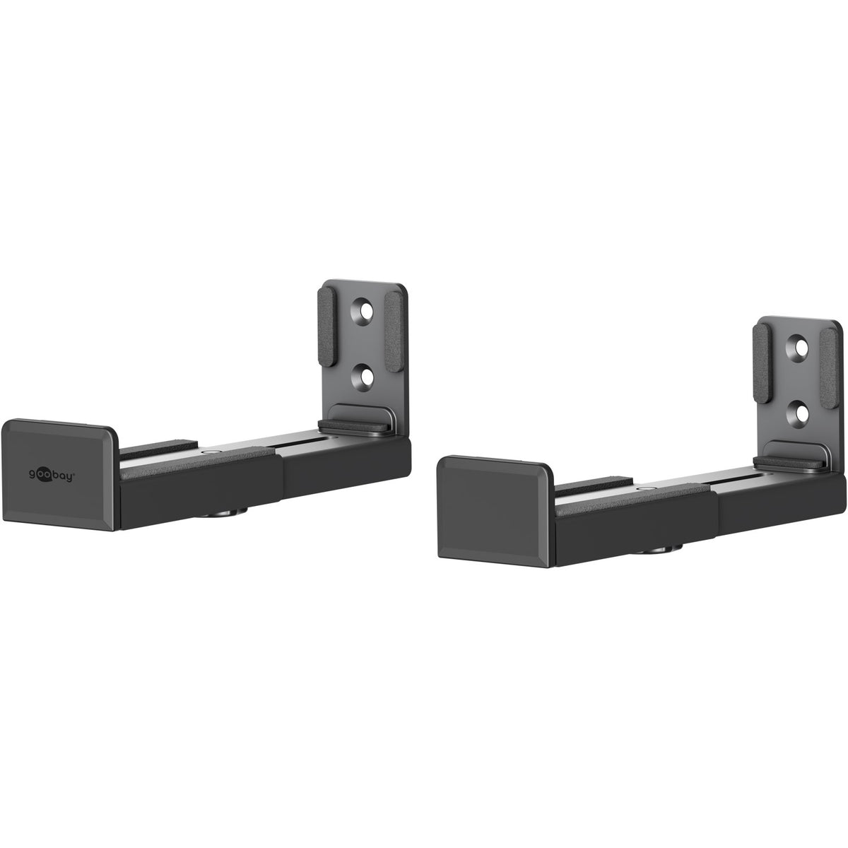 Supporto universale a parete per soundbar Goobay nero