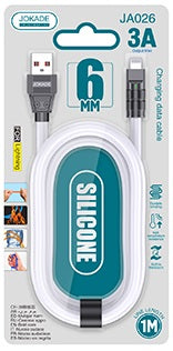 Cavo per ricarica USB lightning bianco JA026