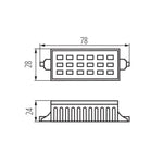 Lampadina RANGO MINI LED R7S SMD-WW 6W 500lm 3000k Kanlux 5907540962568 15099 KA1060