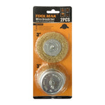 Set spazzole metalliche 2 pezzi 6901210194340 TMK19434 TL7935