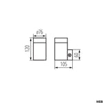Faretto di illuminazione per facciate MAGRA EL-135 Kanlux 5905339180100 18010 KA1012