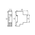 Interruttore temporizzatore TH35 AS 1-7M Kanlux 5905339187307 18730 KA1156