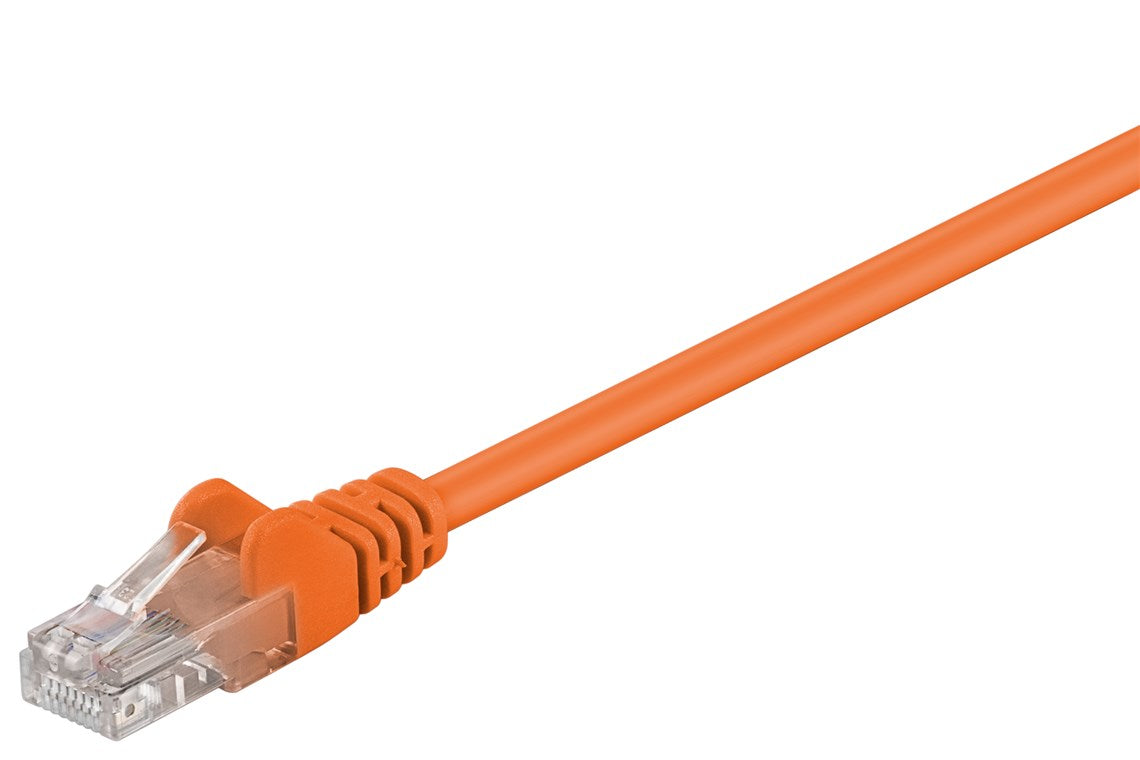 CAT 5e cavo patch U/UTP arancione 025 m