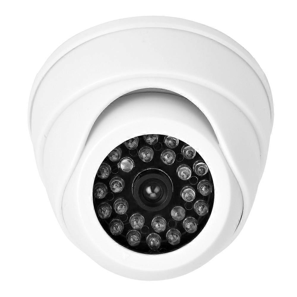Telecamera di sicurezza con LED fittizia bianca
