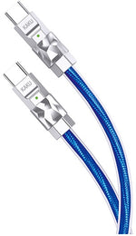 Cavo per alimentazione e sincronizzazione Type-C 1m 100W blu KSC-956 6921042132990 F4665