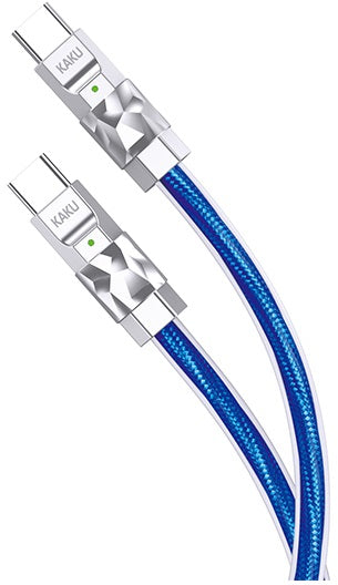 Cavo per alimentazione e sincronizzazione Type-C 1m 100W blu KSC-956 6921042132990 F4665