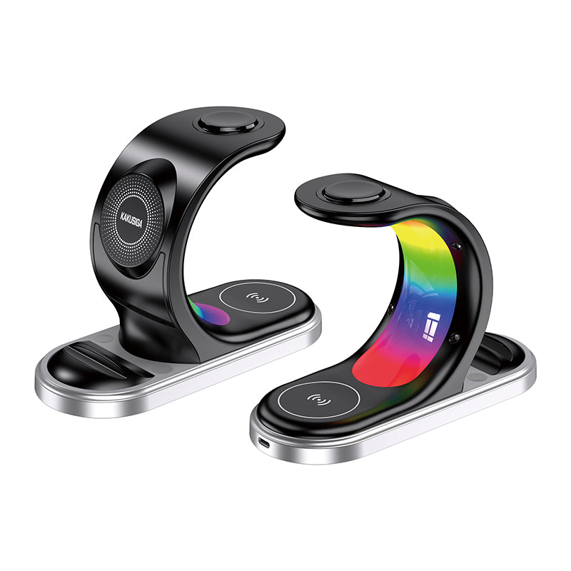Stazione di Ricarica Wireless Rapida 3 in 1 con Supporto 15W 6921042137407 KSC-1355 F4690
