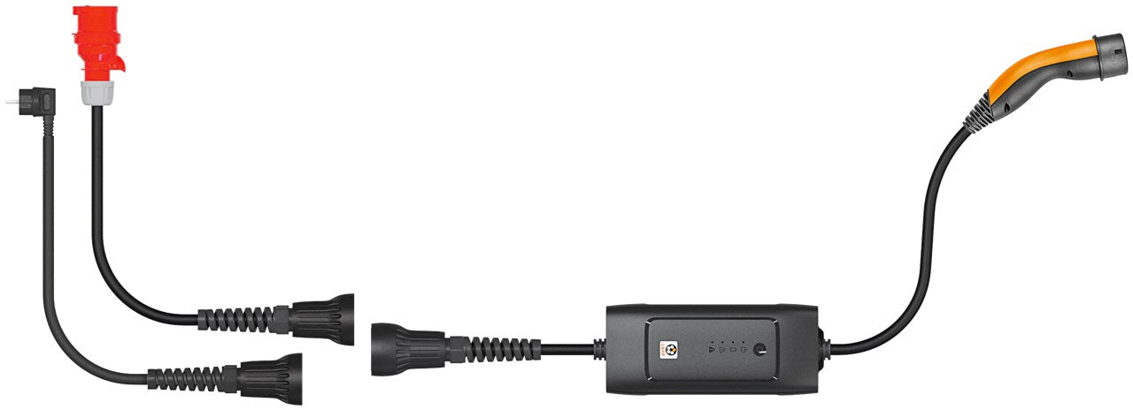 Set di stazioni di ricarica portatile Universal Tipo 2 fino a 22 kW 6 m