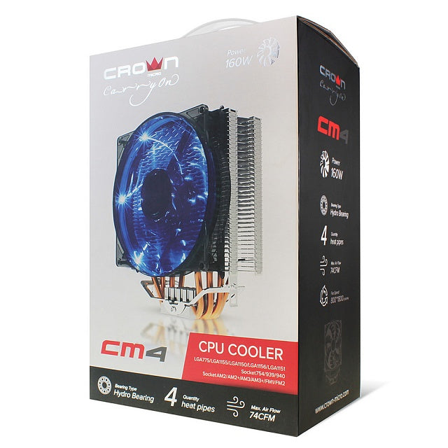 Dissipatore con ventola per CPU Intel e AMD TDP 160W - CM-4 6291105918749