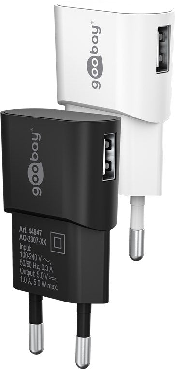 Caricatore USB-A 5 W bianco