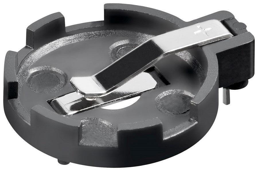 Supporto per batterie a bottone CR2012 a CR2032 da circuito 2 pin
