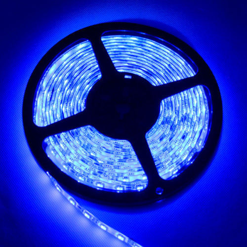 Striscia LED flessibile blu 5 metri 12V IP65