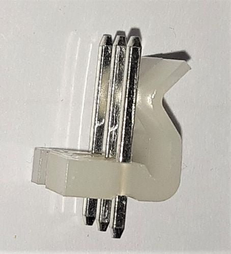 Connettore maschio 3 poli passo 3,96 mm da pcb - confezione 5 pezzi