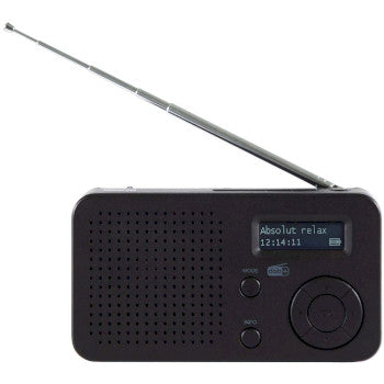 DABMAN 17 portable DAB+/FM radio with Bluetooth Black