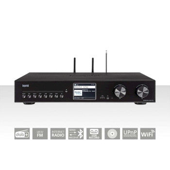 DABMAN i560 CD All-in-one HiFi System with Amplifier and CD Player DAB+ / FM / Internet / Bluetooth Black