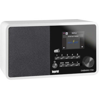 DABMAN i150 Compact Hybrid Radio for Internet / DAB+ / FM White