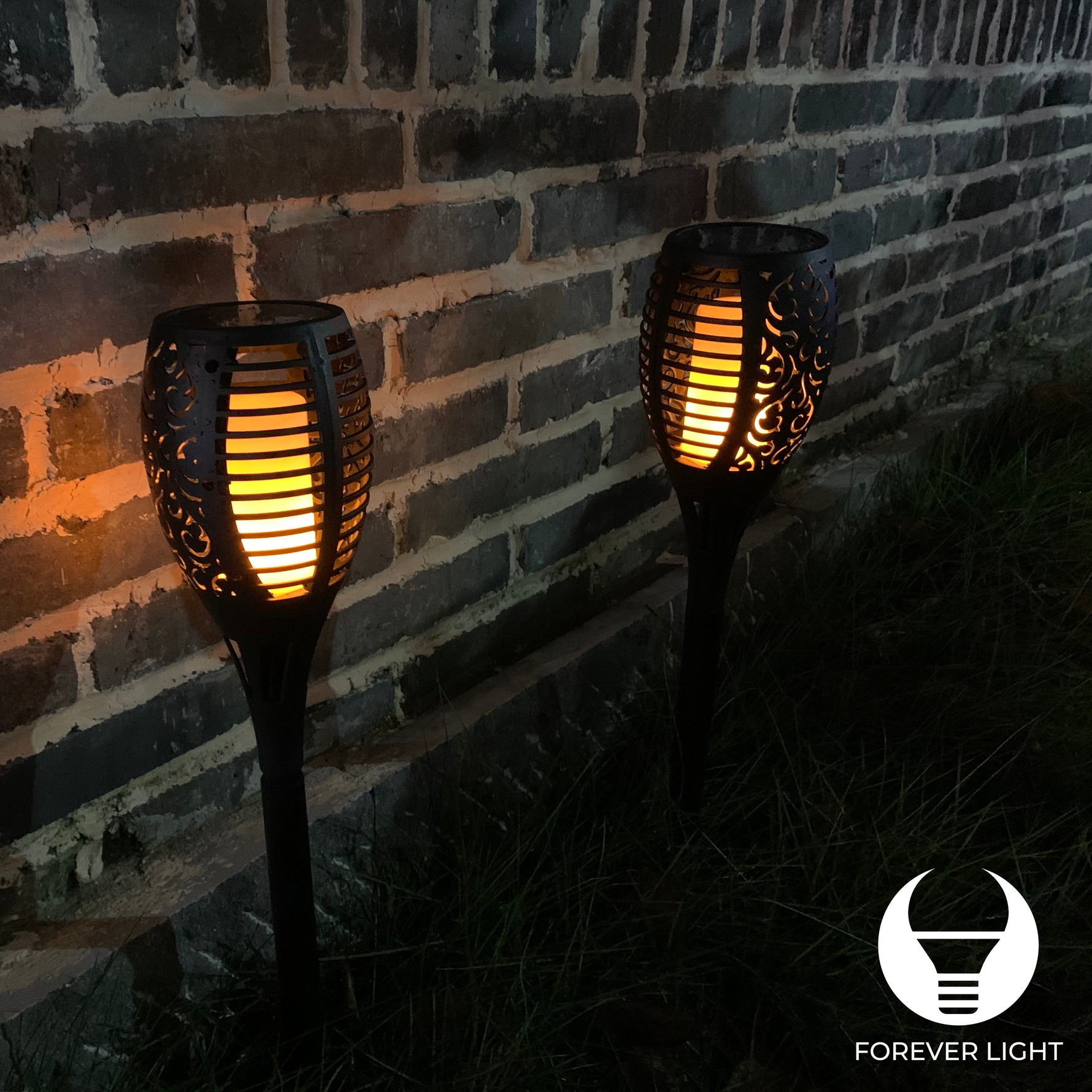 Luce solare a fiamma da giardino 12LED 300mAh Ni-Mh IP65 E6080 RTV100010 5900495890115